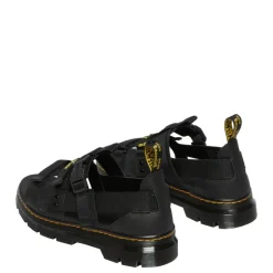 Sale Sandały Dr. Martens PEARSON Black Element & Black Webbing 26473001 Damskie Sandały|Sandały