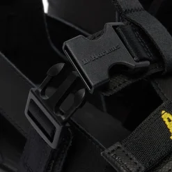 Sale Sandały Dr. Martens PEARSON Black Element & Black Webbing 26473001 Damskie Sandały|Sandały
