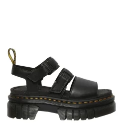 Best Sandały Dr. Martens RICKI 3-STRAP SANDAL Black Nappa Lux 27405001 Damskie Sandały