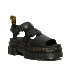Best Sandały Dr. Martens RICKI 3-STRAP SANDAL Black Nappa Lux 27405001 Damskie Sandały