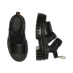 Best Sandały Dr. Martens RICKI 3-STRAP SANDAL Black Nappa Lux 27405001 Damskie Sandały