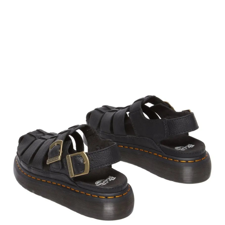 Hot Sandały Dr. Martens WRENLIE Black Grizzly 31524001 Damskie Sandały