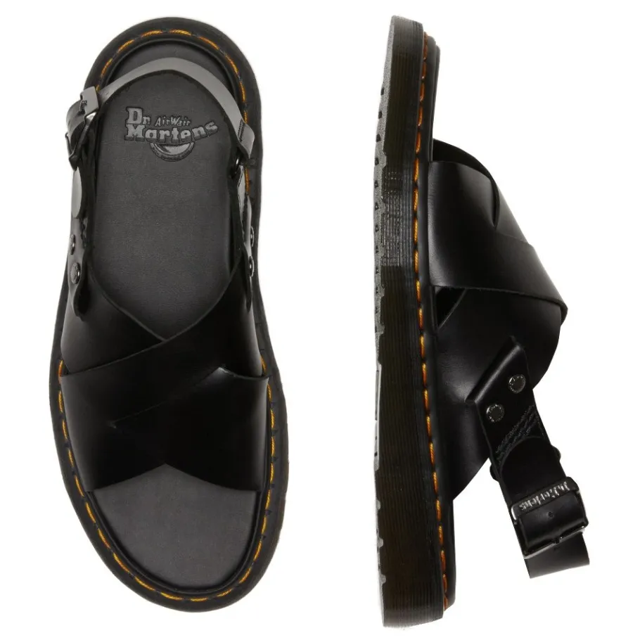 Hot Sandały Dr. Martens ZANE Black Brando 30765001 Damskie Sandały|Sandały