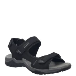 Sandały męskie Josef Seibel ARLO 02 skórzane czarny 57202 TE10 100 Męskie Sandały