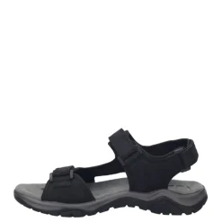 Sandały męskie Josef Seibel ARLO 02 skórzane czarny 57202 TE10 100 Męskie Sandały