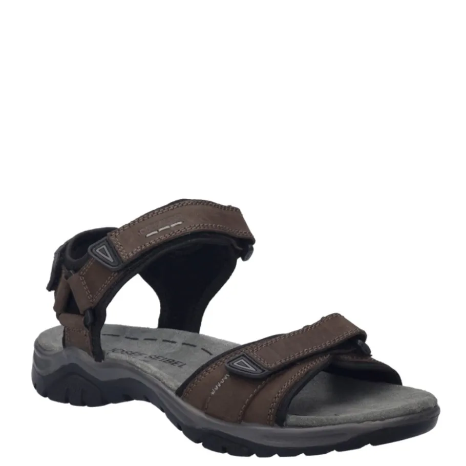 Clearance Sandały męskie Josef Seibel ARLO 01 skórzane brązowy 57201 TE10 300 Męskie Sandały