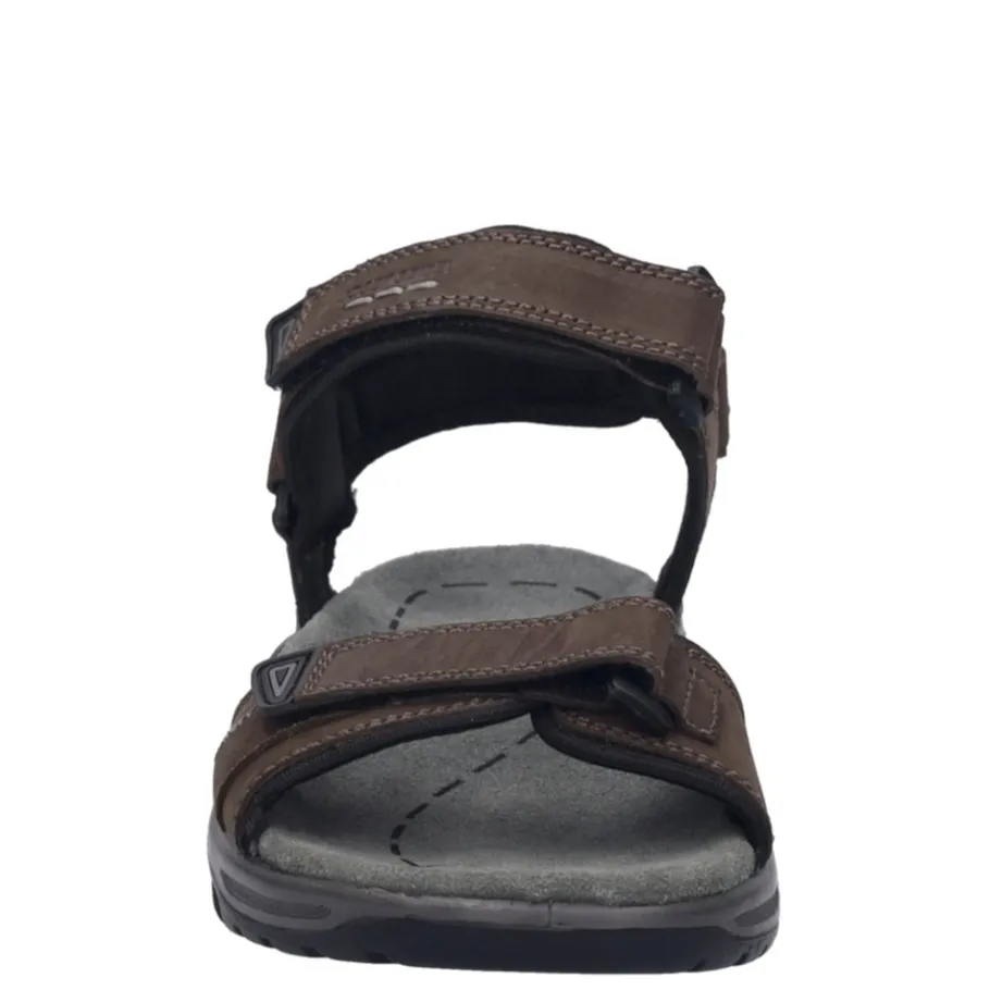 Clearance Sandały męskie Josef Seibel ARLO 01 skórzane brązowy 57201 TE10 300 Męskie Sandały