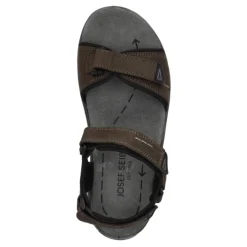 Clearance Sandały męskie Josef Seibel ARLO 01 skórzane brązowy 57201 TE10 300 Męskie Sandały