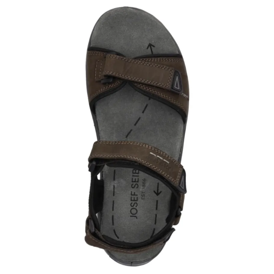 Clearance Sandały męskie Josef Seibel ARLO 01 skórzane brązowy 57201 TE10 300 Męskie Sandały