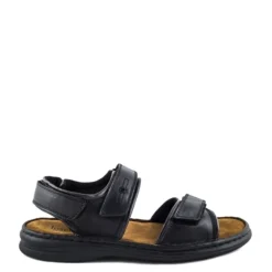 Sale Sandały męskie Josef Seibel RAFE skórzane czarny 10104 35 602 Męskie Sandały