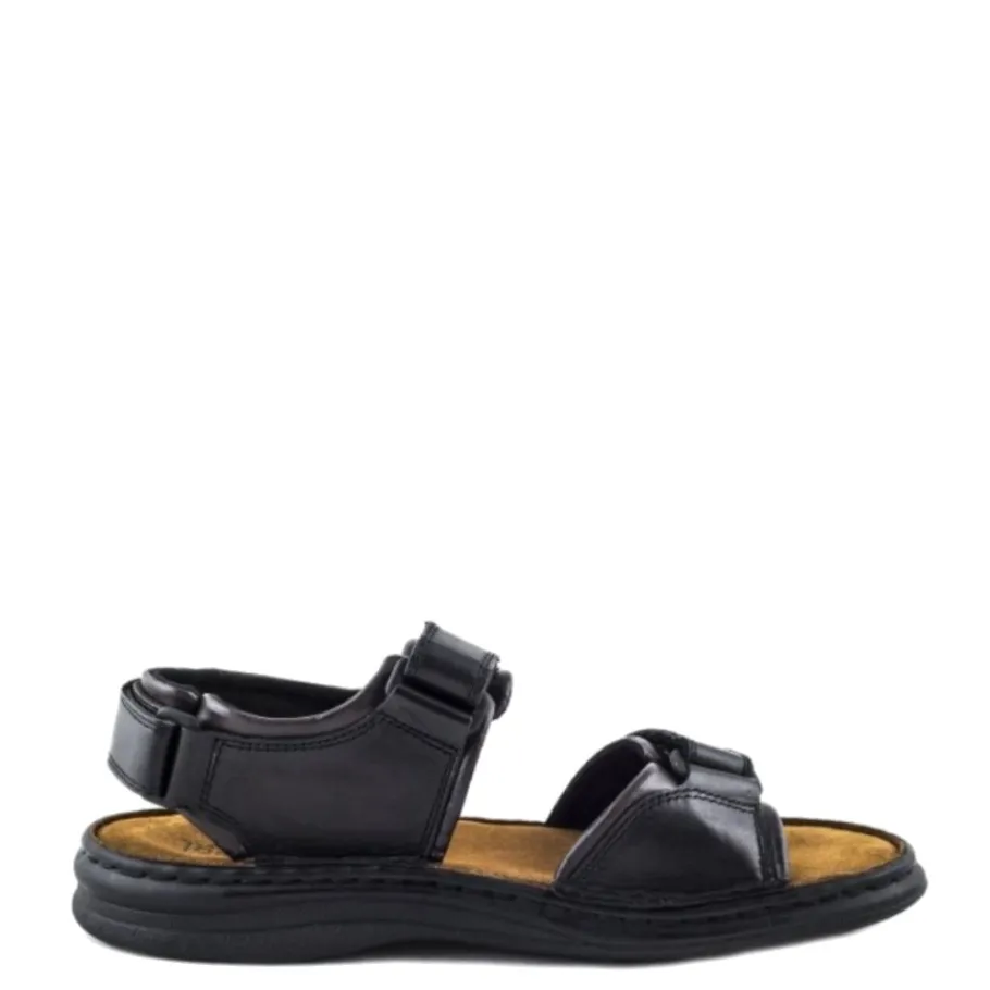 Sale Sandały męskie Josef Seibel RAFE skórzane czarny 10104 35 602 Męskie Sandały
