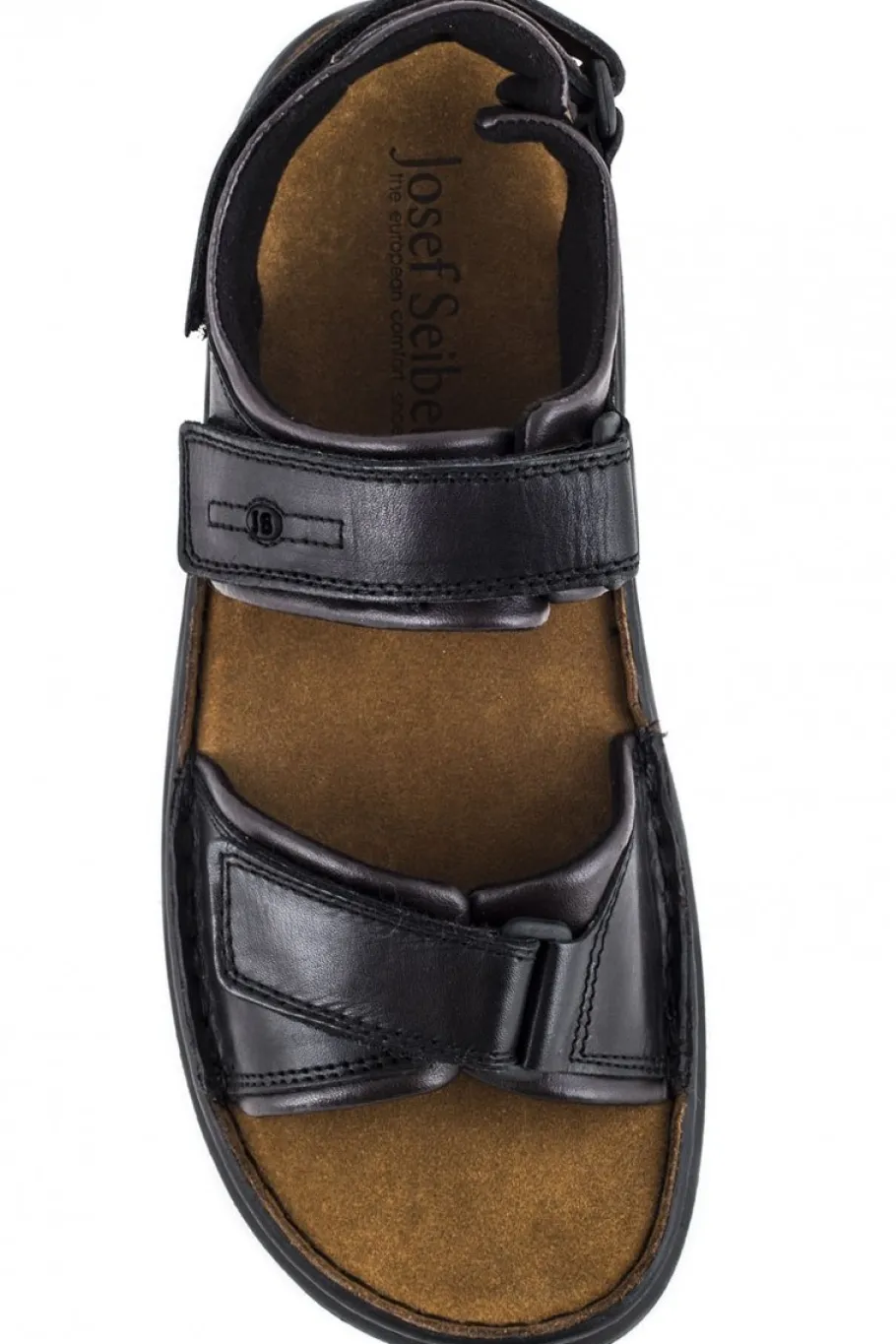 Sale Sandały męskie Josef Seibel RAFE skórzane czarny 10104 35 602 Męskie Sandały