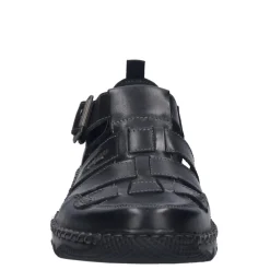 Sandały męskie Josef Seibel WILSON 08 skórzane czarny 42708 859 105 Męskie Sandały