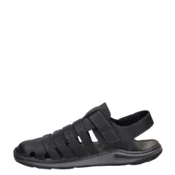 Best Sandały męskie Josef Seibel MAVERICK 21 skórzane czarny 27121 66 100 Męskie Sandały
