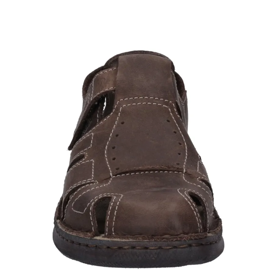 Sale Sandały męskie Josef Seibel MAVERICK 01 skórzane brązowy 27101 6613 380 Męskie Sandały