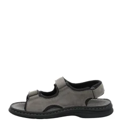Outlet Sandały męskie Josef Seibel FRANKLYN skórzane szary 10236 751 781 Męskie Sandały