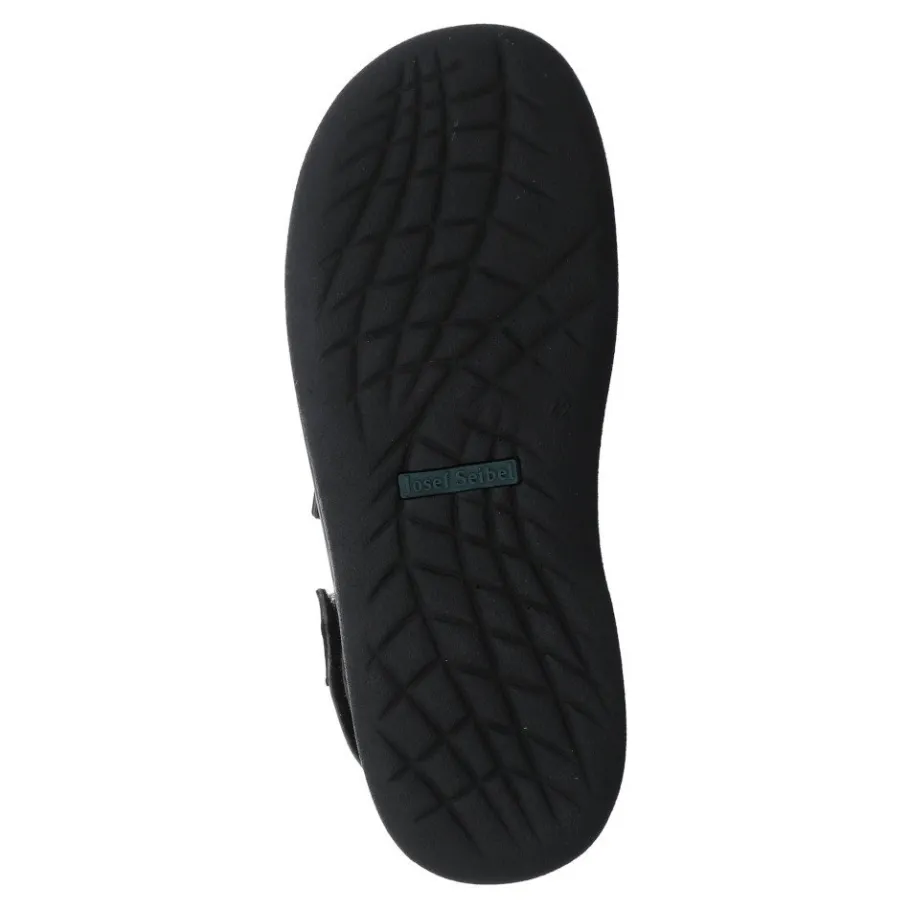 Outlet Sandały męskie Josef Seibel FRANKLYN skórzane szary 10236 751 781 Męskie Sandały