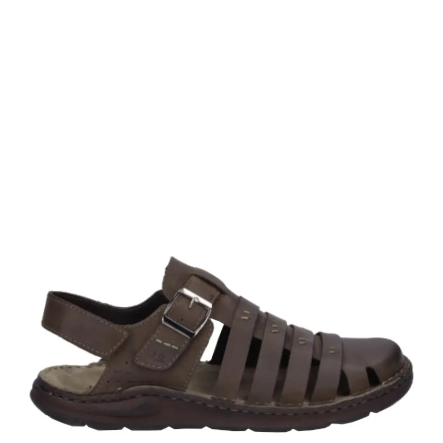 Discount Sandały męskie Josef Seibel MAVERICK 21 skórzone brązowy 27121 66 380 Męskie Sandały