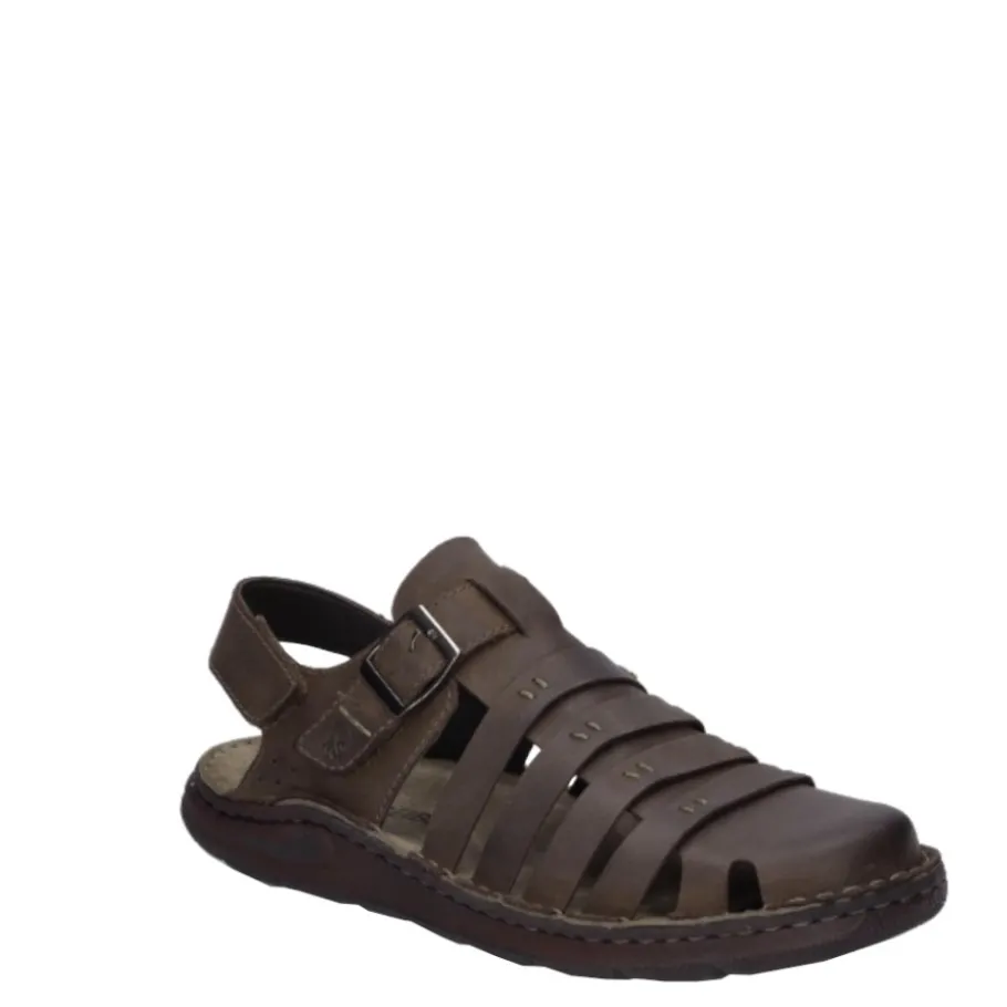 Discount Sandały męskie Josef Seibel MAVERICK 21 skórzone brązowy 27121 66 380 Męskie Sandały