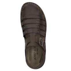 Discount Sandały męskie Josef Seibel MAVERICK 21 skórzone brązowy 27121 66 380 Męskie Sandały
