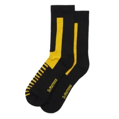Best Skarpety Dr. Martens DOUBLE DOC SOCKS Black Yellow AC742017 Skarpety|Akcesoria