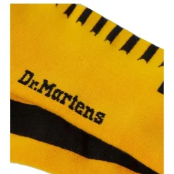 Best Skarpety Dr. Martens DOUBLE DOC SOCKS Organic Cotton Blend Yellow Black AC742756 Skarpety|Akcesoria