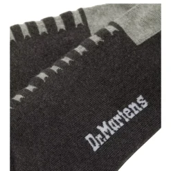 Sale Skarpety Dr. Martens DOUBLE DOC SOCKS Organic Cotton Blend Black AC742010 Skarpety|Akcesoria