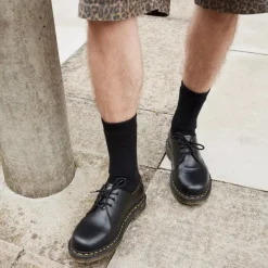 Clearance Skarpety Dr. Martens DOUBLE DOC ORGANIC Black Black AC742001 Akcesoria|Skarpety Dr.Martens