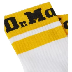 Clearance Skarpety Dr. Martens SOCKS ATHLETIC LOGO Organic Cotton Blend White AC681103 Skarpety|Akcesoria