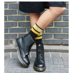 Sale Skarpety Dr. Martens SOCKS ATHLETIC LOGO Organic Cotton Blend Black AC681005 Skarpety|Akcesoria