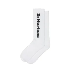 Best Skarpety Dr. Martens SOCKS VERTICAL LOGO White AD018100 Skarpety|Akcesoria