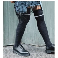 Hot Skarpety Dr. Martens SOCKS MARL LONG Organic Cotton Blend Black AD085001 Skarpety|Akcesoria