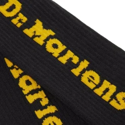 Skarpety Dr. Martens SOCKS VERTICAL LOGO ORGANIC Black AD075001 Skarpety|Akcesoria