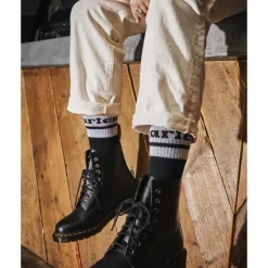 Hot Skarpety Dr. Martens SOCKS ATHLETIC LOGO Black White AC838003 Skarpety|Akcesoria