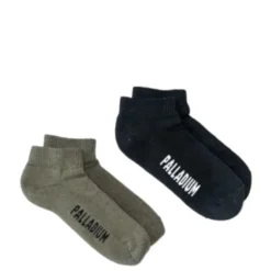Hot Skarpety Palladium LOW HEIGHT SOCKS Dusky Green/Black SX7383-943 Akcesoria|Skarpety
