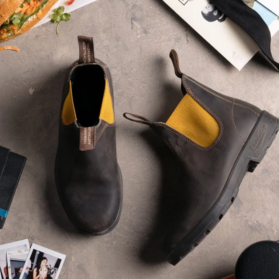 Sale Sztyblety Blundstone 1919 Mustard/Brown Damskie Sztyblety