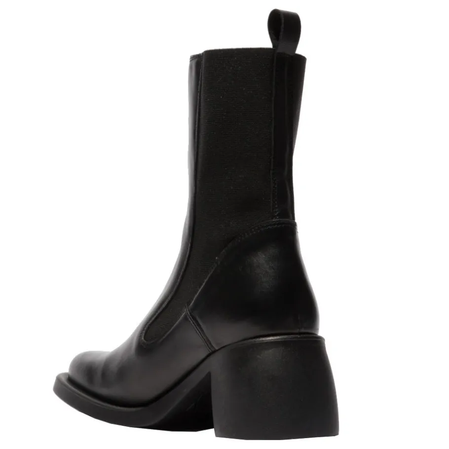 Discount Sztyblety damskie Fly London HOWI 995 skórzane czarny P144995000 Damskie Botki