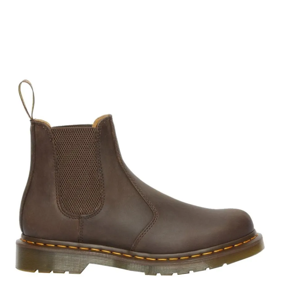 Sale Sztyblety Dr. Martens 2976 YS Dark Brown Crazy Horse + PU 27486201 Damskie Sztyblety
