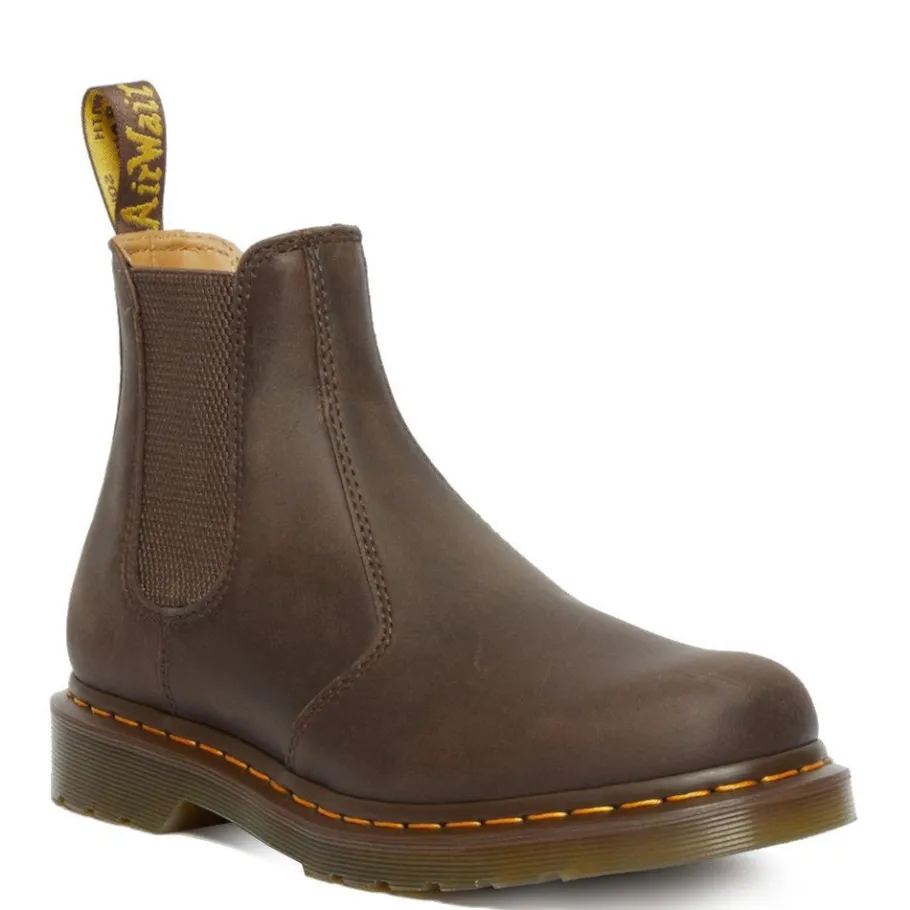 Sale Sztyblety Dr. Martens 2976 YS Dark Brown Crazy Horse + PU 27486201 Damskie Sztyblety