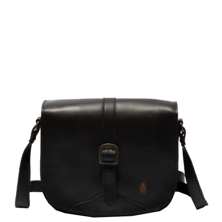 Best Torebka damska Fly London GLOU 751 skórzana czarny P974751000 Akcesoria|Plecaki, Worki, Nerki