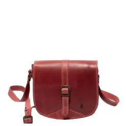 Clearance Torebka damska Fly London GLOU 751 skórzana czerwony P974751007 Akcesoria|Plecaki, Worki, Nerki
