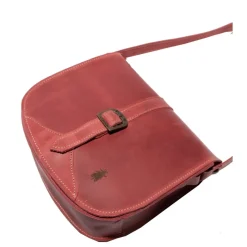 Clearance Torebka damska Fly London GLOU 751 skórzana czerwony P974751007 Akcesoria|Plecaki, Worki, Nerki
