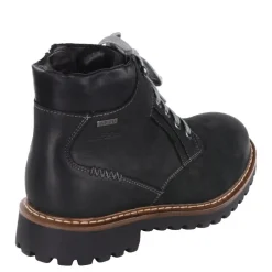 Best Trapery męskie Josef Seibel CHANCE 39 skórzane czarny 21958 MA994 100 Ocieplane TopDryTEX Męskie Trapery