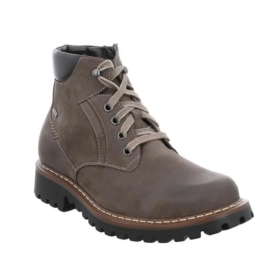 Online Trapery męskie Josef Seibel CHANCE 39 skórzane brązowy 21958 MA994 261 OCIEPLANE TopDryTEX Męskie Trapery