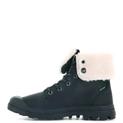 Outlet Trapery Palladium BAGGY LEATHER ESS WPS skórzane czarny 77168-008 OCIEPLANE Damskie Trapery