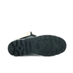 Outlet Trapery Palladium BAGGY LEATHER ESS WPS skórzane czarny 77168-008 OCIEPLANE Damskie Trapery