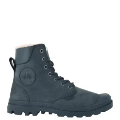 Trapery Palladium PAMPA SPORT CUFF WPS skórzane szary 72992-063 WATERPROOF Ocieplane Damskie Trapery