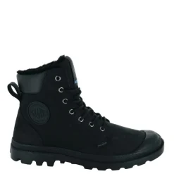 Outlet Trapery Palladium PAMPA SPORT CUFF WPS skórzane czarny 72992-010 WATERPROOF Ocieplane Damskie Trapery