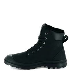 Outlet Trapery Palladium PAMPA SPORT CUFF WPS skórzane czarny 72992-010 WATERPROOF Ocieplane Damskie Trapery