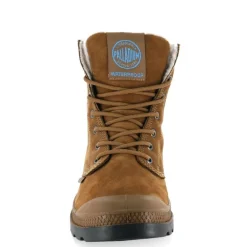 Sale Trapery Palladium PAMPA SPORT CUFF WPS skórzane brązowy 72992-697 WATERPROOF Ocieplane Damskie Trapery|Trapery